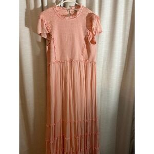 In Loom ladies peach dress